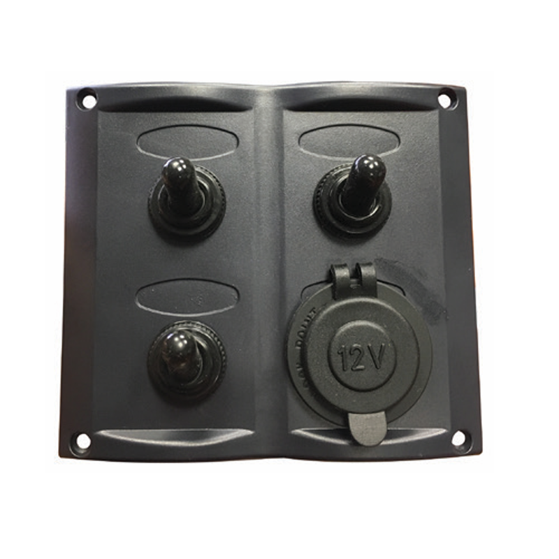 SİGORTA PANELİ 3lü ÇAKMAK SOKETLİ 95X105mm