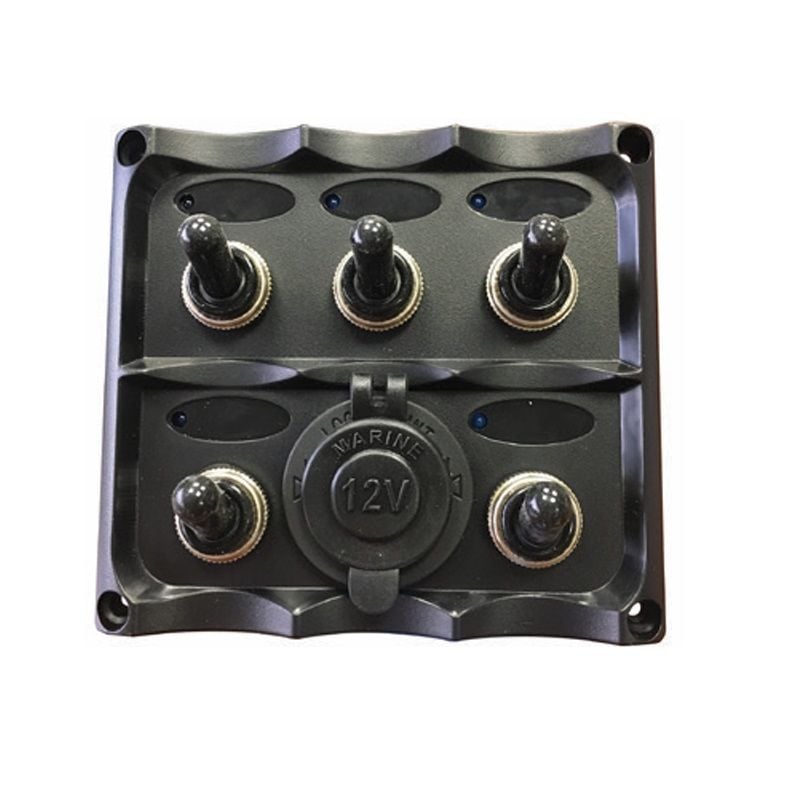 SİGORTA PANELİ 5Lİ ÇAKMAK SOKETLİ İZOLE, 95X105MM