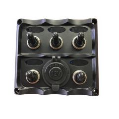 SİGORTA PANELİ 5Lİ ÇAKMAK SOKETLİ İZOLE, 95X105MM