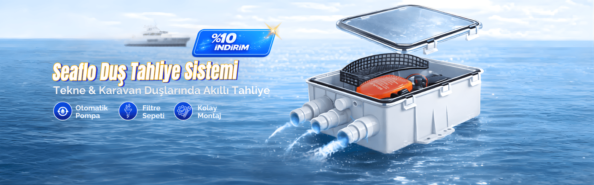 Seaflo Duş Tahliye Sistemi