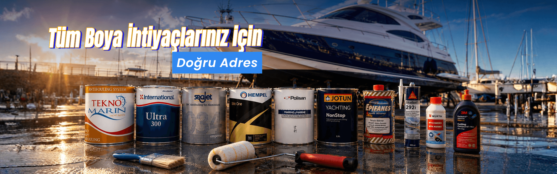 Tüm Boya İhtiyaçlarınız içn Doğru Adres