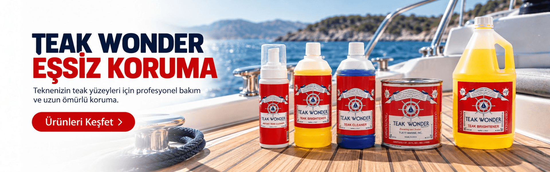 Teak Wonder Tik Yüzey Bakım Ürünleri